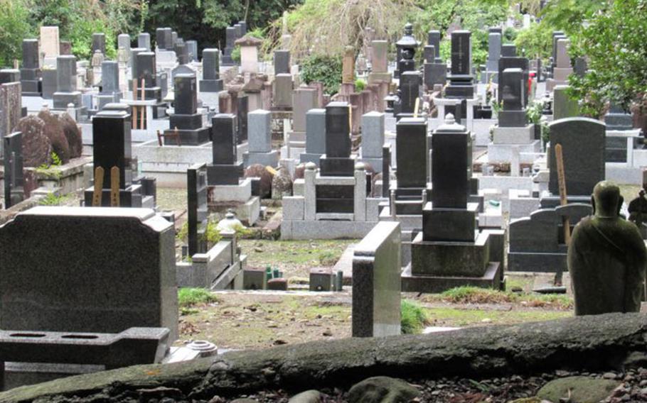 Japanese cemeteries are neat and clean.