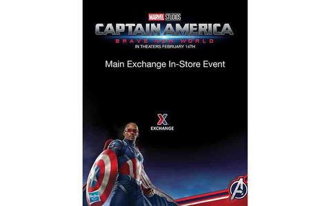 Photo Of Captain America event flyer