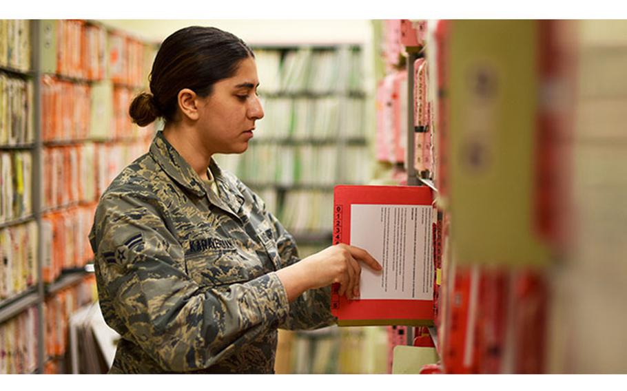 The sharing of Health Information Exchanges with the VA will further enhance the DOD's electronic health records and improve outcomes for all beneficiaries. (U.S. Air Force photo by Senior Airman Valentina Viglianco)