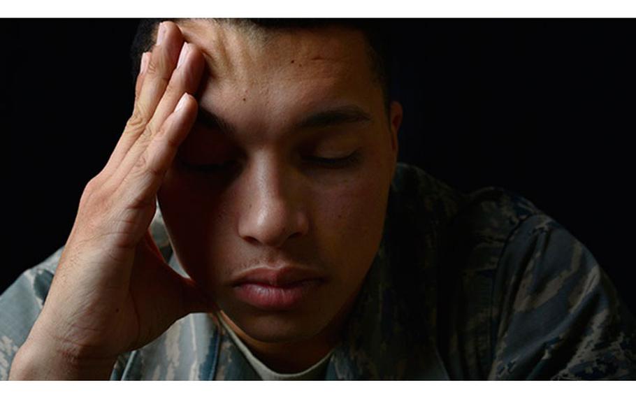 Post-traumatic stress disorder develops in some people after exposure to a traumatic event. It affects approximately 8 million Americans and can interfere with a person’s daily life and impact personal relationships. (U.S. Air Force photo by Senior Airman Christian Clausen/Released)