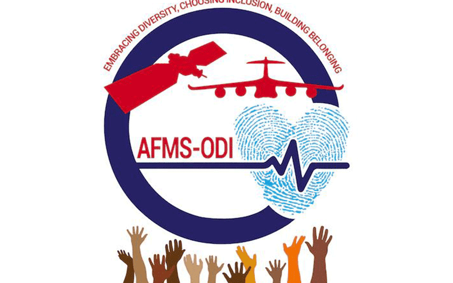 The official logo for the AFMS Office of Diversity and Inclusion is pictured. (U.S. Air Force graphic)