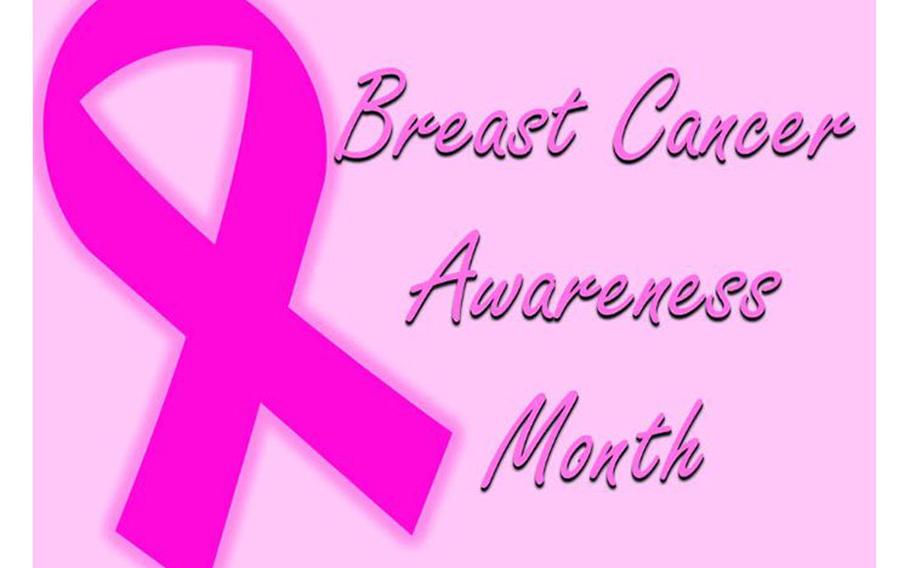 October is Breast Cancer Awareness Month. Each year, around 200,000 women get breast cancer in the U.S. (U.S. Air Force graphic by Amanda Dick)