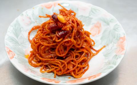 Photo Of Okoge pasta on a plate.