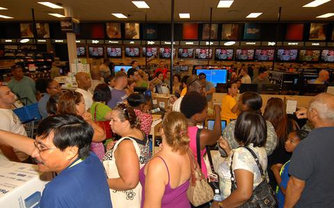 Photo Of Many customers enjoy shopping at Kadena Exchange.