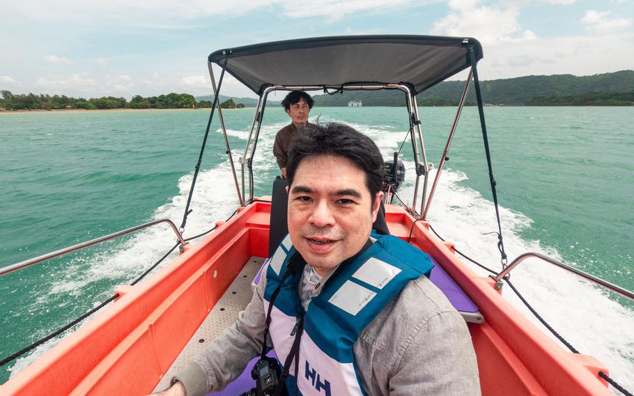 Shoji on the boat.