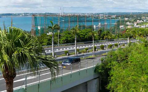 Photo Of Driving on the Okinawa Expressway