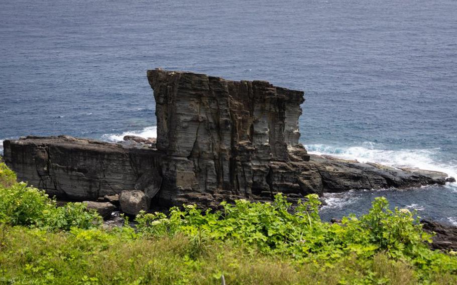Known as Battleship Rock, this monument gets its name from its striking resemblance to a warship.