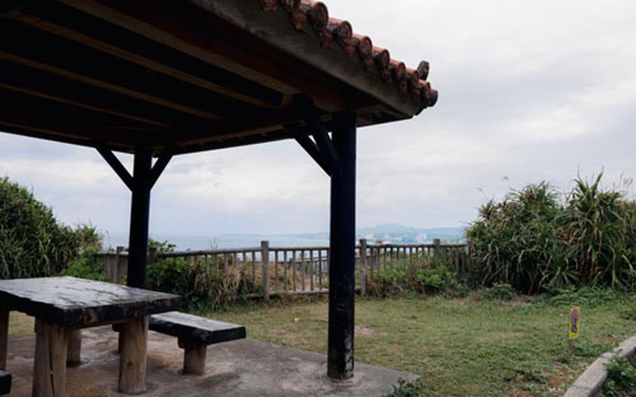 A rest area at Cape Maeda.