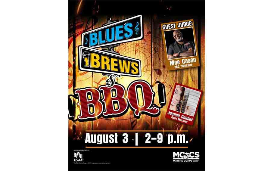 Blues, Brews, & BBQ flyer