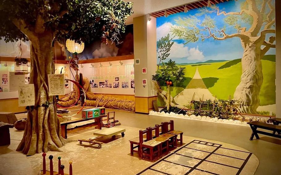 The museum features a child-friendly room with age-appropriate activities.