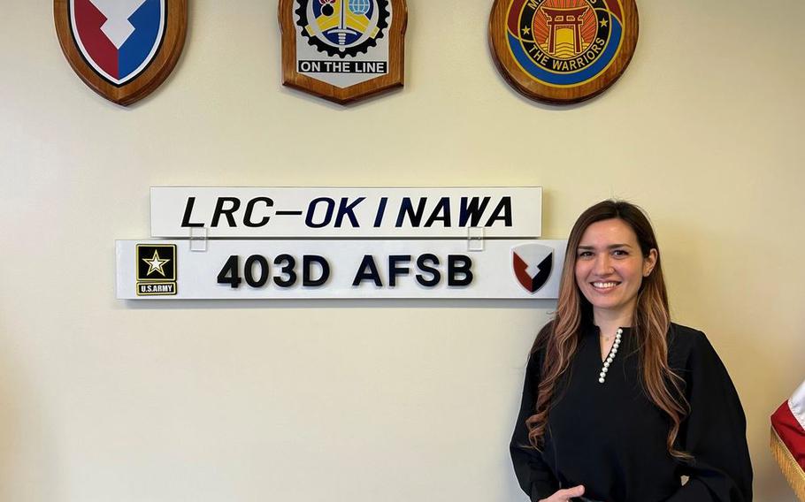 Nari Tamanaha, Logistics Readiness Center-Okinawa.