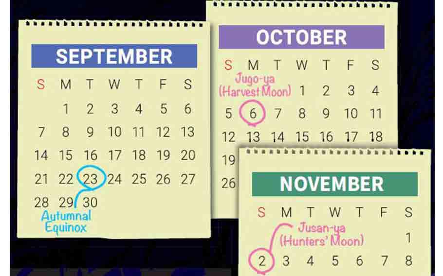 Fall calendar