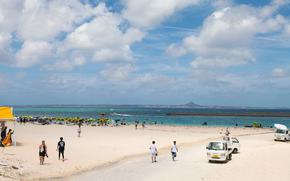 People enjoy themselves at Minna Beach.