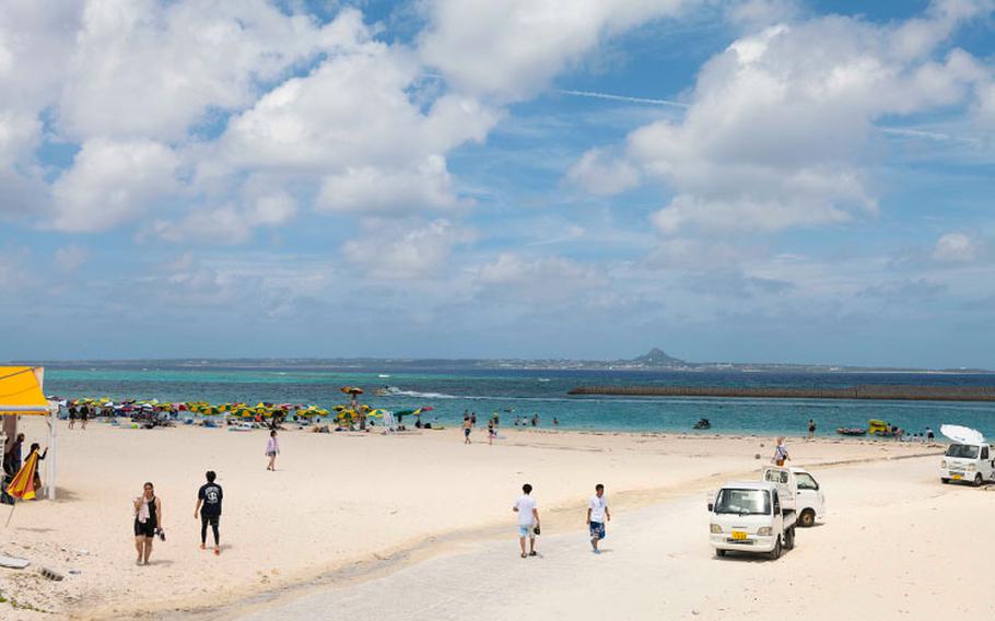 People enjoy themselves at Minna Beach.
