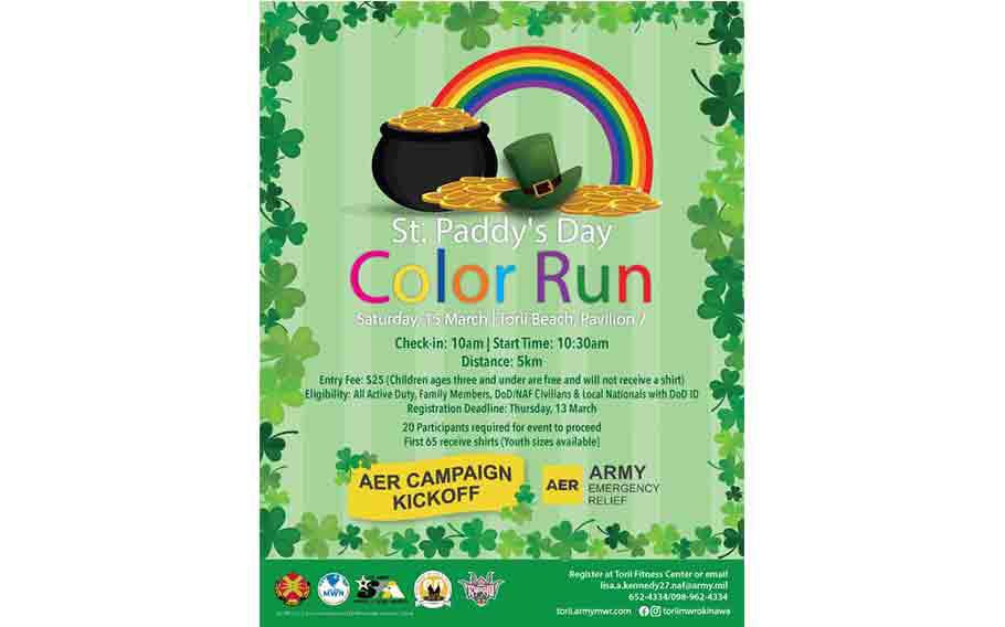 Torii St. Paddy’s Day Run flyer