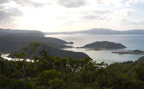 Photo Of View from the observatory. The sea can be seen.