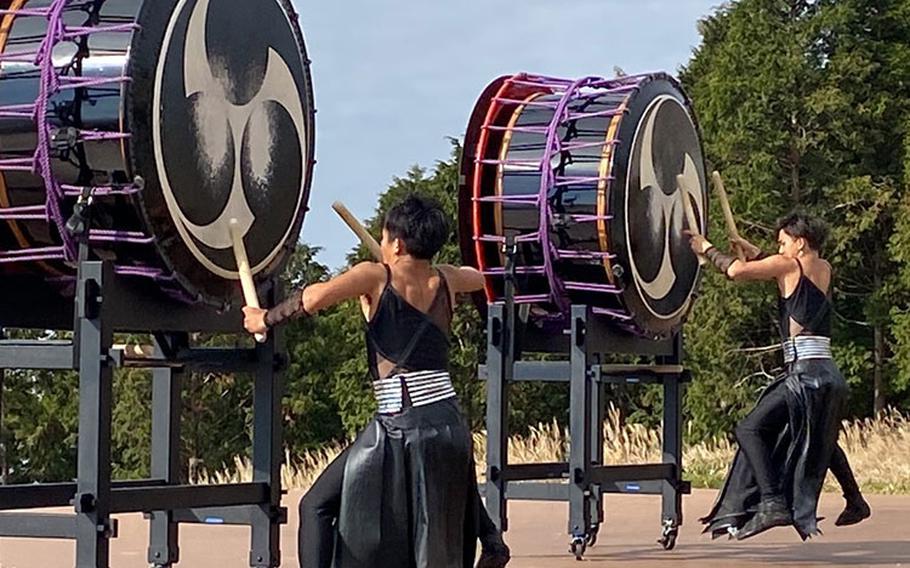 VIDEO Drum Tao brings the beats in the celestial heights of Oita Stripes Okinawa