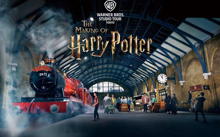 Platform 9 ¾ and the Hogwarts Express (Photo: © Warner Bros. Entertainment Inc. – Wizarding World publishing rights © J.K. Rowling)